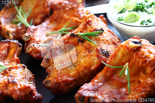 Image of Spare ribs with sour cream