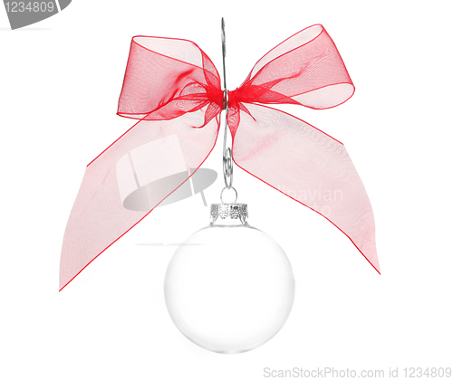 Image of One Crystal Clear Holiday Bulb Decoration