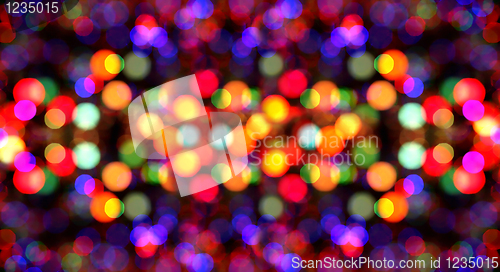 Image of Colorful Abstract Blurry Background of Reflective Lights