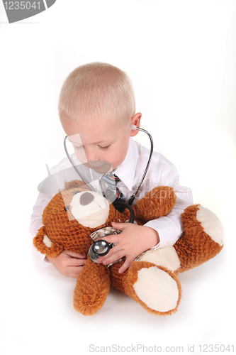 Image of Sweet Caring Child Doctor