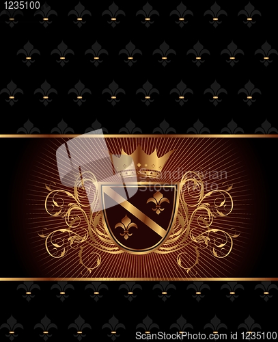 Image of luxury vintage frame template