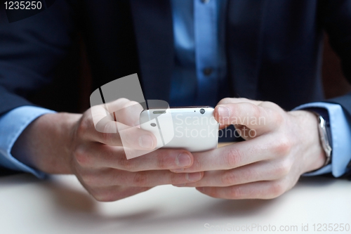 Image of Businessman on phone