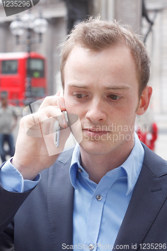 Image of Man on phone