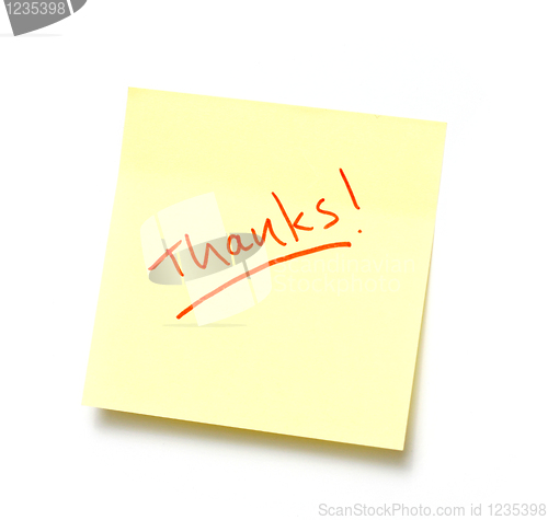 Image of Thanks