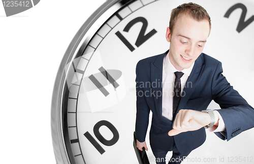 Image of Businessman deadline