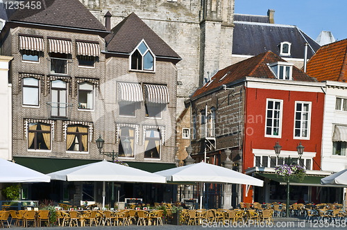 Image of Outdoor restaurant in holland square