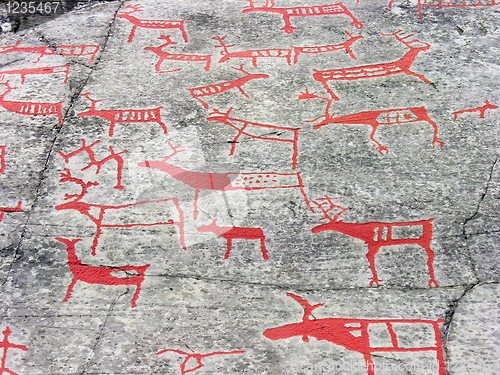 Image of The rock art in Alta