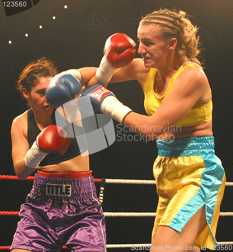 Image of female boxing