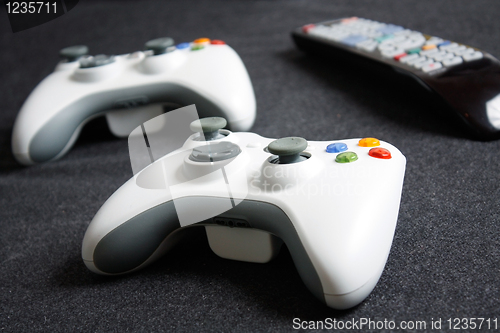 Image of Computer game controllers