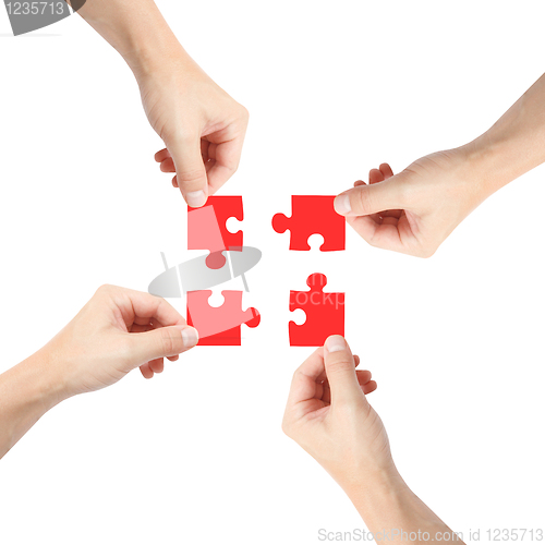 Image of Solving a puzzle