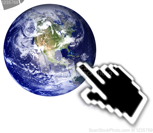 Image of Cursor and globe