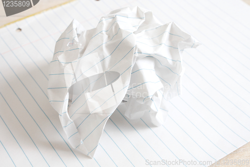 Image of Crumbled paper