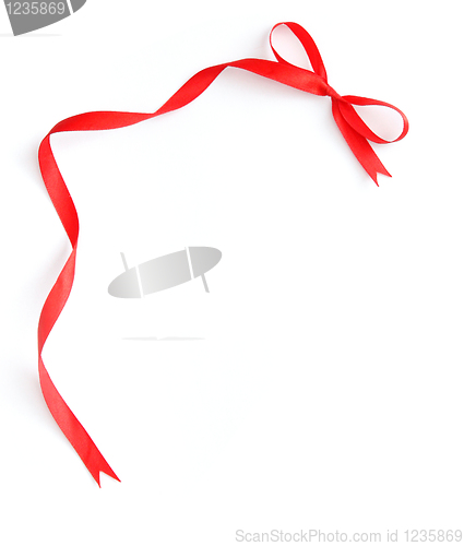 Image of Red ribbon frame