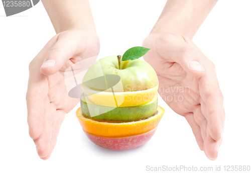 Image of Delicious sliced fruit