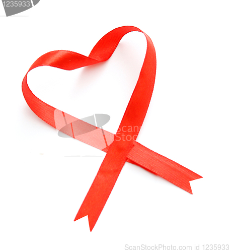Image of Heart shape ribbon