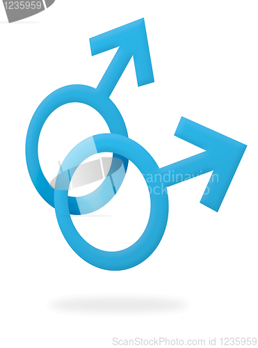 Image of Gay male symbol