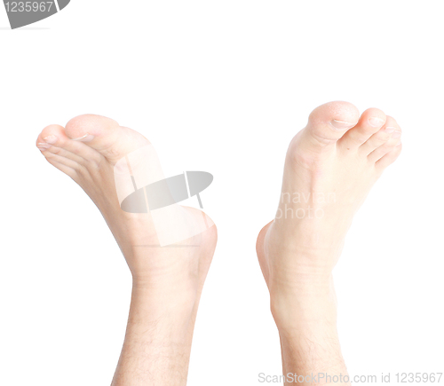 Image of Male feet