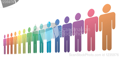 Image of Rainbow people