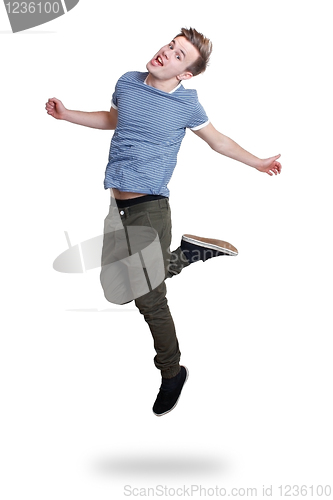 Image of Guy jumping