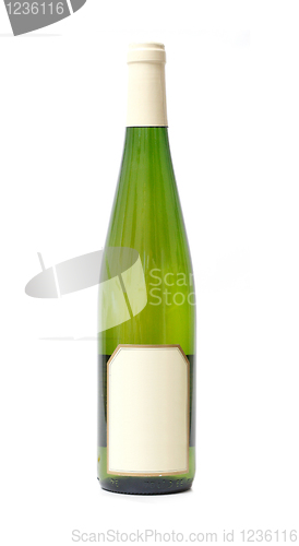 Image of White wine bottle