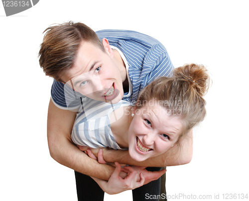 Image of Happy young couple