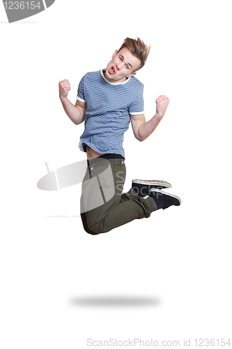 Image of Guy jumping