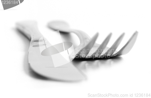 Image of A fork and knife