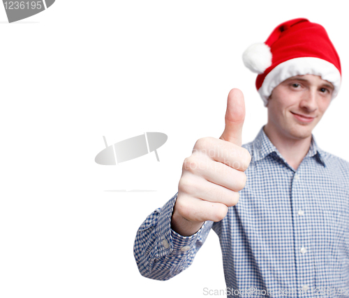 Image of Thumbs up santa