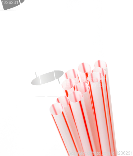 Image of Red straws