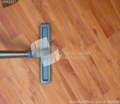 Image of Vacuum cleaner doing its job