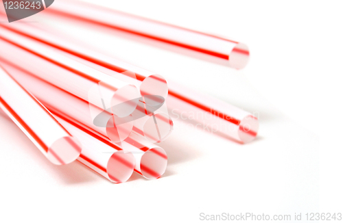 Image of Red straws