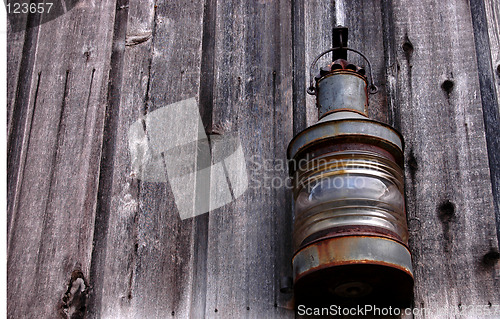 Image of Old weathered lantern