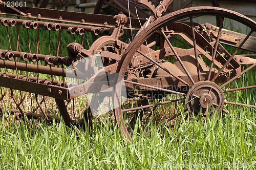 Image of Weathered farm machinery