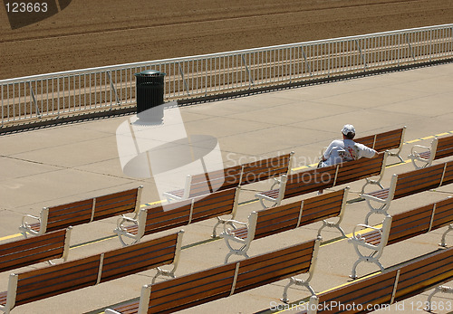 Image of Alone at the track