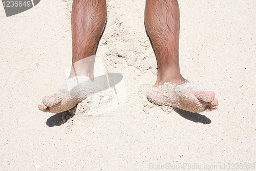 Image of Sandy feet