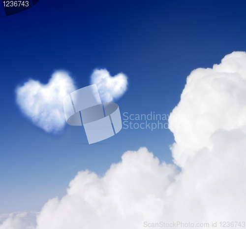 Image of Heartshaped cloud