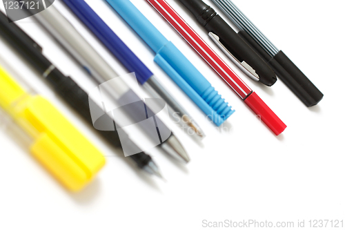 Image of Different pens