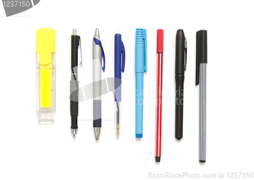 Image of Different pens
