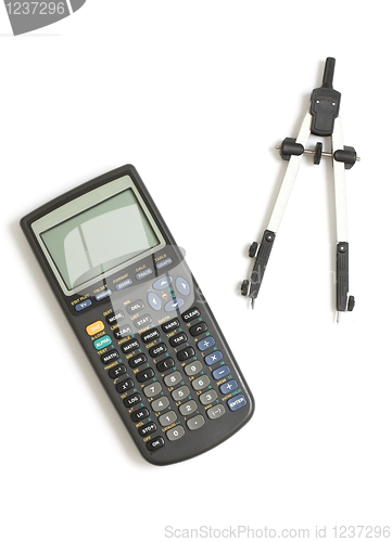 Image of Calculator and circle tool