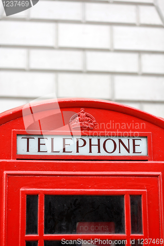 Image of British telephone box