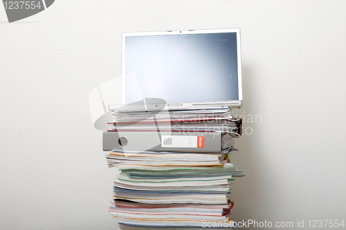 Image of Pile of work