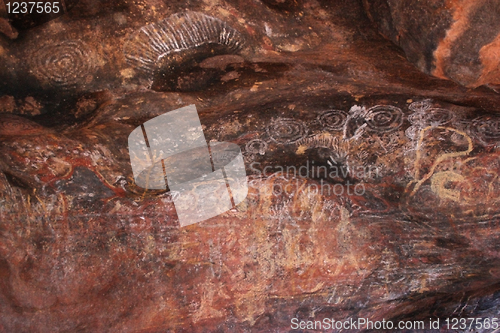 Image of Aboriginal paintings