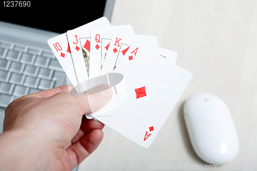 Image of Online poker