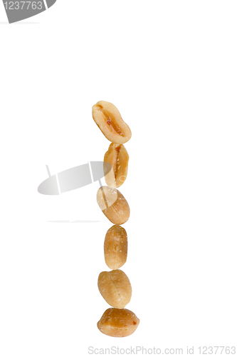Image of Stacks of peanuts