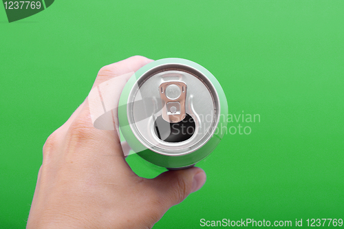 Image of Drinking from can