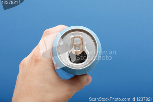 Image of Drinking from can