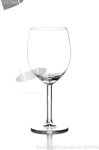 Image of Empty wine glass