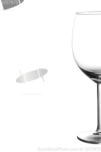 Image of Empty wine glass