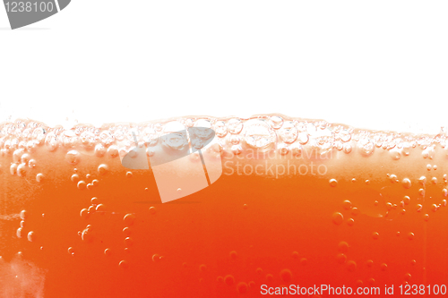 Image of Closeup of tomato juice