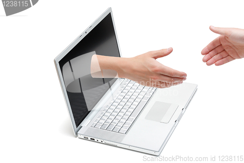 Image of Online handshake